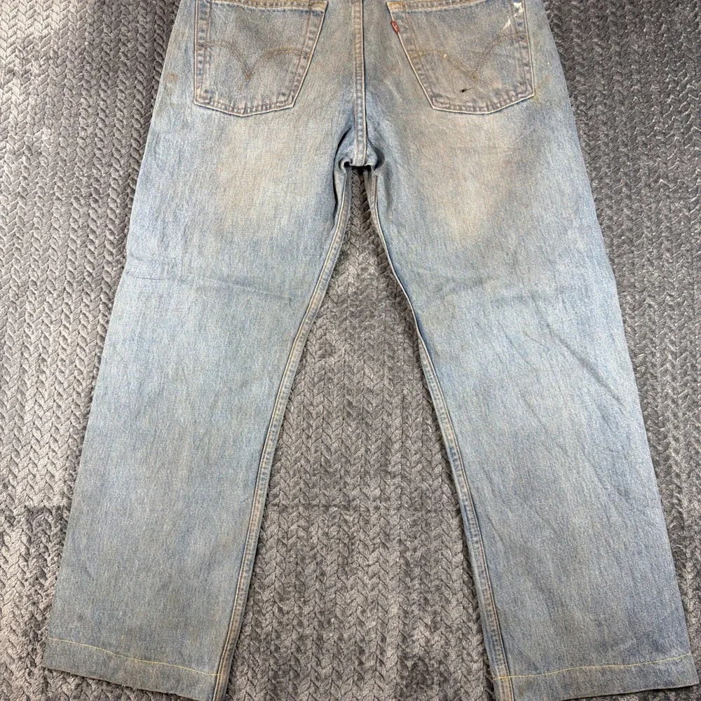 VTG Levis 581 Regular Straight Fit Red Tab‎ Denim Jeans W34 L36